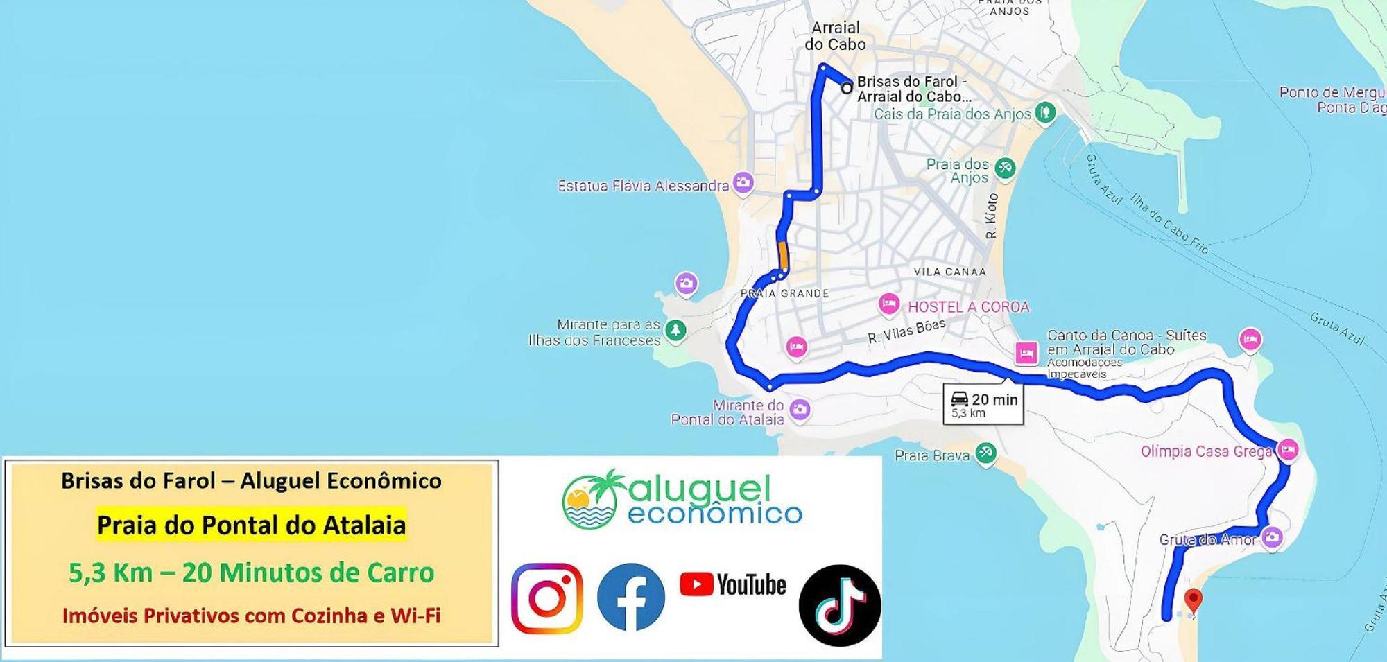 شقة Arraial Do Cabo - Brisas Do Farol - Aluguel Economico المظهر الخارجي الصورة